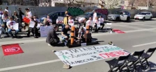 Активисти на „Стоп за Усје“ ја блокираа улицата пред МЖСПП - Либертас