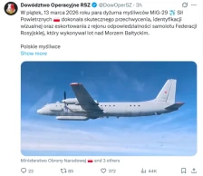 Полски ловци повторно пресретнаа руски извидувачки авион над Балтикот - Либертас
