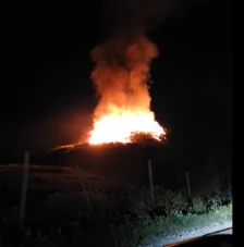 Пожар на депонијата „Краста“ во Куманово - Либертас