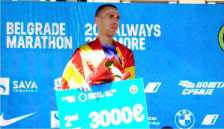 Дарио Ивановски второ место на маратонот во Белград - Либертас