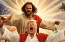 (ВИДЕО) Иран објави видео од вештачката интелигенција на кое Исус го удира Трамп - Либертас