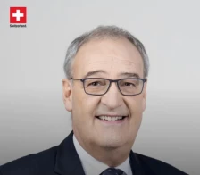 Претседателот на Швајцарската Конфедерација, Ги Пармелан во посета на земјава - Либертас