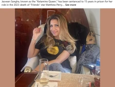 „Кралицата на кетаминот“ која е одговорна за смртта на Метју Пери доби 15 години затвор - Либертас