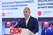 Филипче: Мицкоски лажеше за криминал во Коридорот 8, а сега кадар на ВМРО влезе во фирмата за надзор - Либертас