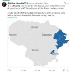 Прогласена воздушна опасност во Литванија, армијата апелира до граѓаните веднаш да побараат безбедно место - Либертас