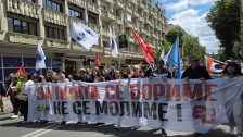(ВИДЕО) Протестот на работниците под евидентна медиумска блокада - Либертас