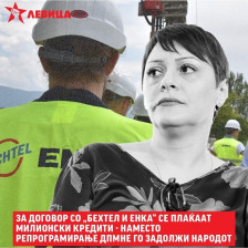 ЛЕВИЦА: ЗА КРИМИНАЛНИОТ ДОГОВОР СО „БЕХТЕЛ И ЕНКА“ ЌЕ СЕ ПЛАЌААТ МИЛИОНСКИ КРЕДИТИ - НАМЕСТО РЕПРОГРАМИРАЊЕ, ДПМНЕ ГО ЗАДОЛЖИ НАРОДОТ - Либертас