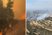(Видео) Голем шумски пожар во Шпанија: Изгореа над 330 хектари, евакуирани куќи - Либертас