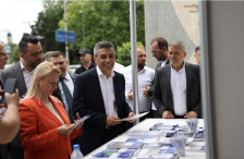 Отворен Првиот албански саем на книгата во Скопје, Меџити порача: Чекор што ја поставува албанската книга во центарот на јавниот простор - Либертас