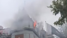 (Видео) Избувна пожар во пакистанската амбасада во Белград - Либертас