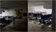 (Видео) Голема штета на аеродромот во Јамајка