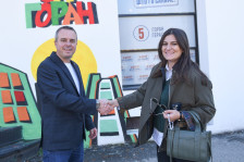 Претседателката на ЛДП, Моника Зајкова, со поддршка на Горан Герасимовски за втор градоначалнички мандат