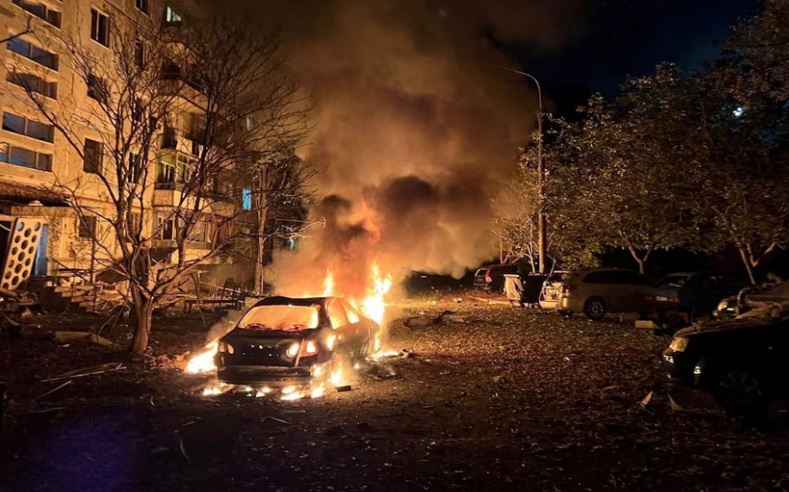 (Фото+видео) Масовен руски напад врз Украина, Полска подигна борбени авиони