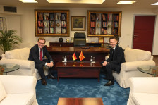 Министерот Муцунски домаќин на министерот за надворешни работи на Сојузна Република Германија, Јохан Вадефул