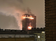 (Видео) Гори облакодерот „Вјесник“ во Загреб, снимките се драматични