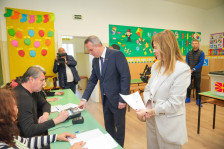 Герасимовски го оствари своето право на глас: повика на фер, мирен и достоинствен изборен ден