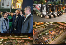 Ѓорѓиевски објави фотографии од почетокот на акцијата за чистење, поддршка му даде и Мицкоски