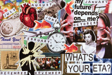 „Патувања“ - изложба на колажи изработени на работилниците за одбележувањето на Меѓународниот ден на лицата со попреченост