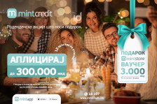 Минт кредит - роденденска акција што носи подарок