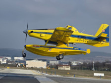 Тестирана подготвеноста на противпожарните авиони во Македонија