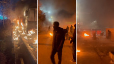 (Видео) Иран во пламен - објавени нови снимки од протестите, додека бројот на загинати надмина 500