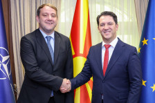 Беким Сали на средба со амбасадорот на Косово, Флориан Ќехаја