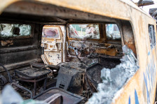 Русија изврши напад со беспилотни летала: погоден патнички воз, има загинати; Зеленски: Тоа е терористички чин