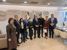 Собраниска делегација во Кнесетот на Израел: разменети мислења за политичката и безбедносната ситуација на Блискиот Исток, и безбедноста на глобално ниво