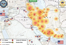 Пентагон објави мапа: „Ова се првите 10 дена од операцијата 'Епски гнев'“