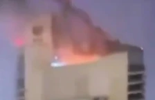 (Видео) Ирански дрон погоди нафтен комплекс во Кувајт: изби голем пожар