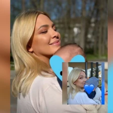 Први фотографии од Милица Тодоровиќ со синот