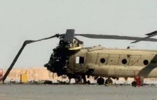 Објавени фотографии од американски хеликоптер погоден од Иран во Кувајт