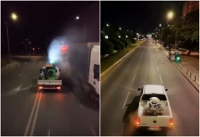 (Видео) Четврта фаза од дезинсекцијата против комарци во Скопје