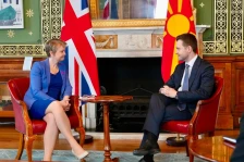 Муцунски во Лондон на средба со шефицата на британската дипломатија, Ивет Купер