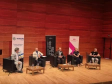 Оркестарот на Филхармонија со изведба на „Кармина Бурана“ на 20 јуни, во Градскиот парк во Скопје