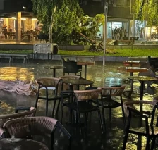 Силно невреме во Кочани, делови од градот без струја