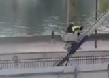 (ВИДЕО) Се појави нова снимка од грабежот во Лувр, крадците се облечени во црно, еден носи и рефлектирачко елече - Press24