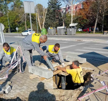 Улици и патишта: Ставивме семафорски столбови на улица "Васко Карангелевски" - Press24