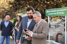 Герасимовски го посети штандот на ЈП „Паркинзи на Општина Центар“: Информативни табли со QR-код за брзо плаќање - Press24