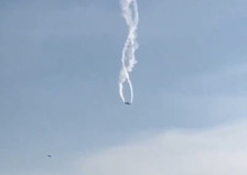 (ВИДЕО) Турски воен авион се урна на границата меѓу Грузија и Азербејџан – авионот се распаднал во воздух