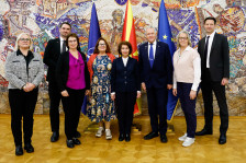 Претседателката прими делегација на Меѓупарламентарната група за пријателство од шведскиот парламент – Риксдаг