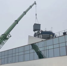 М-НАВ го демонтираше стариот радар на скопскиот аеродром