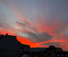 (ФОТО) Магија над Скопје: Прекрасно зајдисонце им ја разубави вечерта на граѓаните