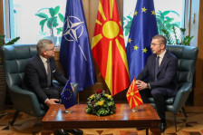 Мицкоски на средба со еврокомесарот Брунер: Заедничка заложба за посилна стабилност и европски вредности