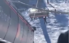 (ВИДЕО) Ужас на Јахорина: Скијачи се обидоа да го фатат, но детето падна од жичница