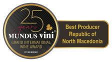 „Тиквеш“ прогласен за најдобар производител на вино од Македонија на престижниот Mundus Vini