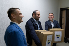 Градоначалникот Ѓорѓиевски и заменик-министерот Велковски поделија над 50 пакети храна за Рамазан Бајрам