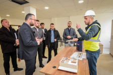 Аеродром добива најсовремена полициска станица: Тошковски на увид во финалните работи