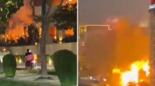 (ВИДЕО) Дубаи во пламен: Ирански ракети го погодија центарот на градот, хотелите во пламен