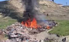 ВИДЕО: Голем пожар во Штип – газдите спасуваа кози и јариња